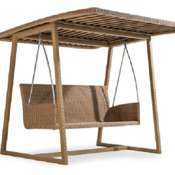 Rattan Hollywoodschaukel Dondolo Miele